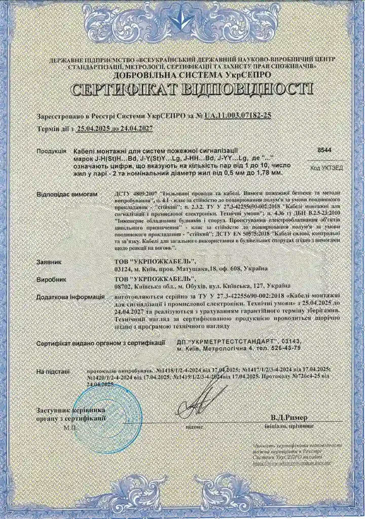 Укрпожкабель