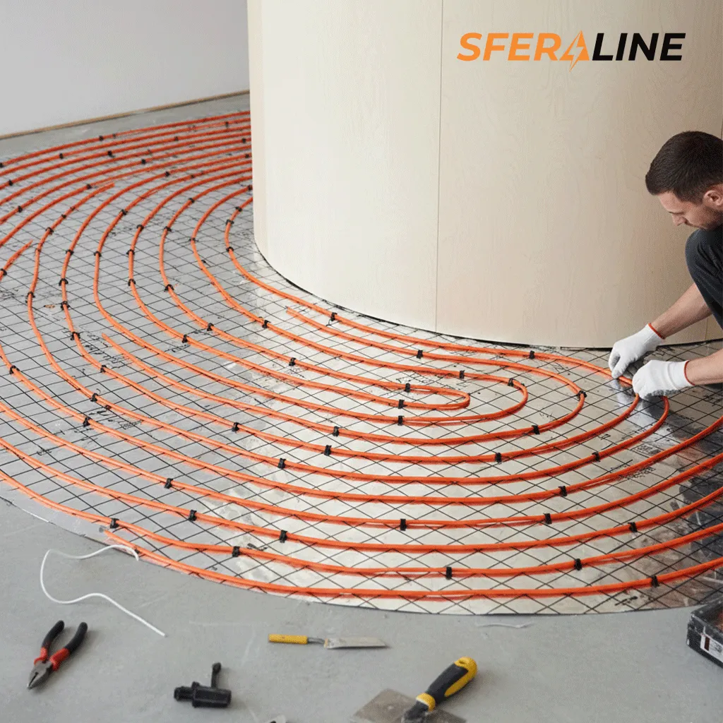 Как укладывать нагревательный кабель в сложных местах | Советы по монтажу