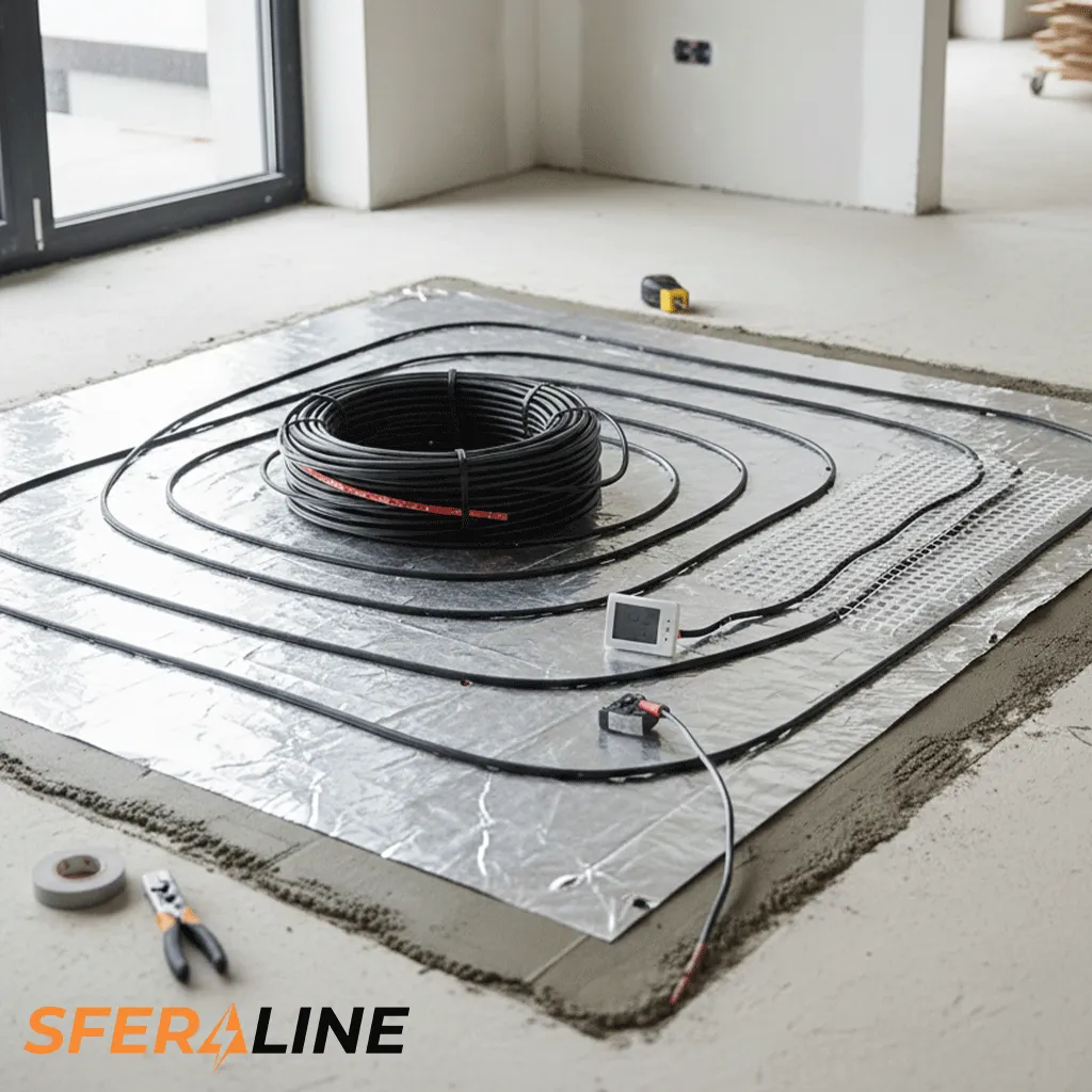Який нагрівальний кабель вибрати для теплої підлоги | Типи та призначення