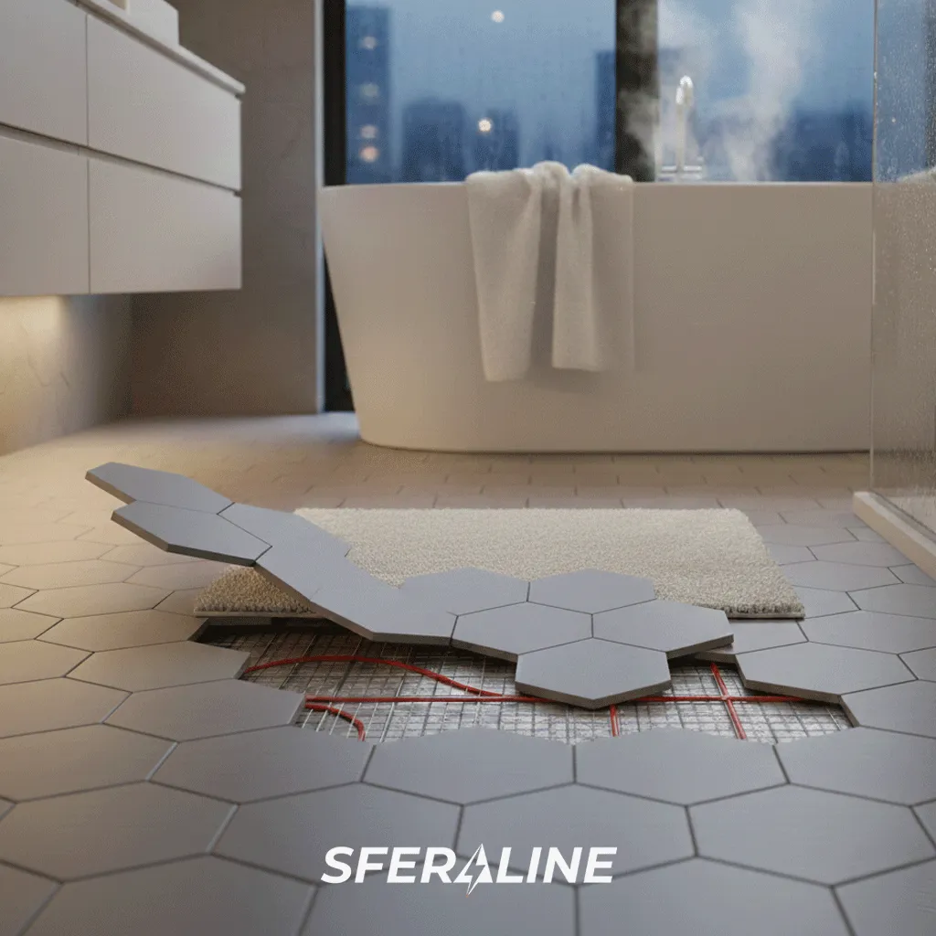 Как выбрать теплый пол для ванной | Водостойкость и безопасность