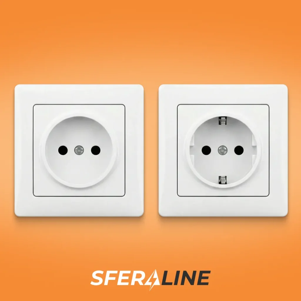 Розетка с заземлением или без | в чем разница и как выбрать для разных нужд
