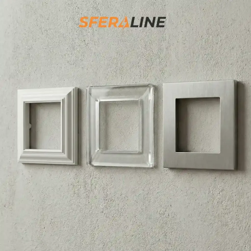 Как выбрать рамку для розетки | материал и совместимость с модульной системой