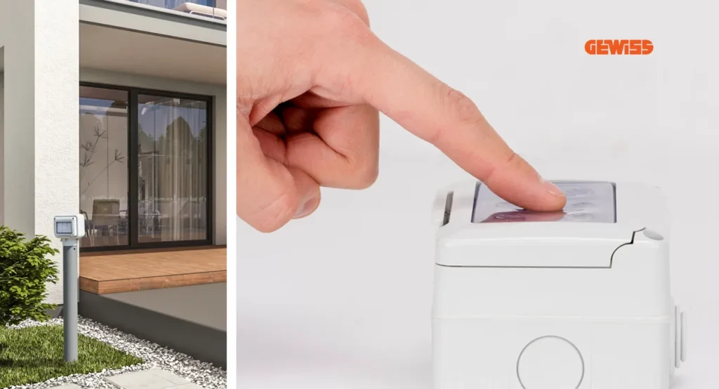 Настінні корпуси GEWISS для внутрішнього та зовнішнього монтажу