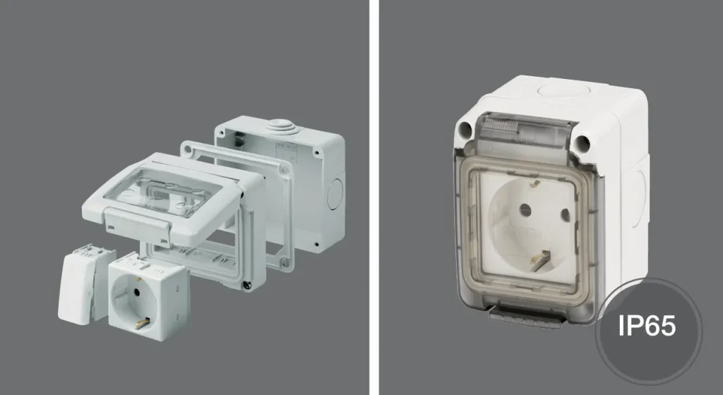 Настінні корпуси GEWISS для внутрішнього та зовнішнього монтажу