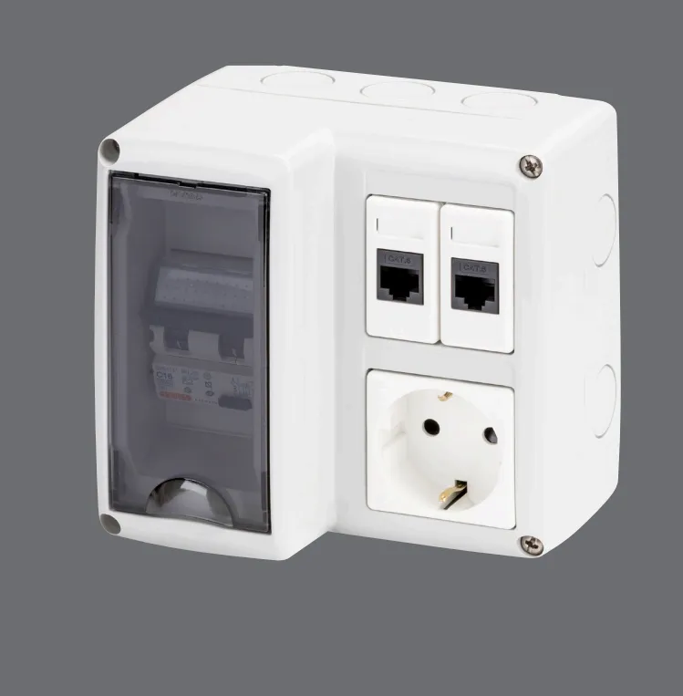 Настінні корпуси GEWISS для внутрішнього та зовнішнього монтажу