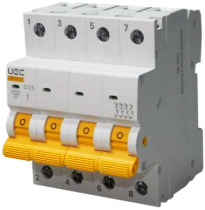 Автоматичні вимикачі та додаткові пристрої UEC