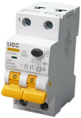 Автоматичні вимикачі та додаткові пристрої UEC