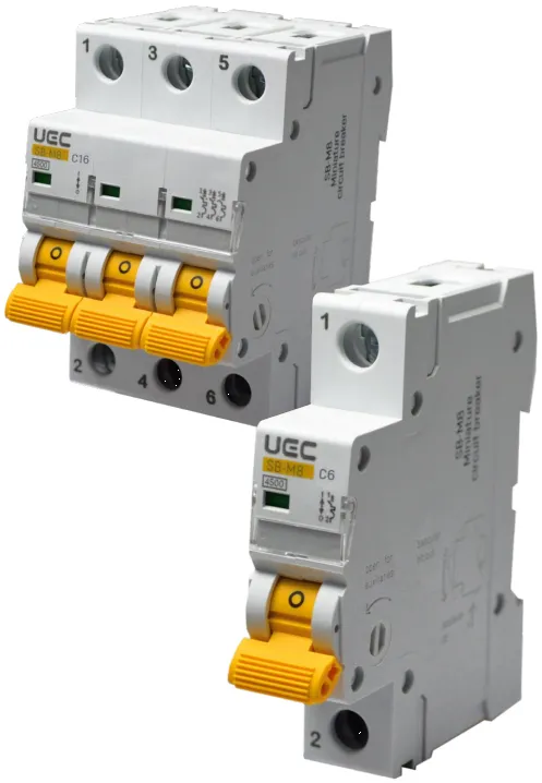 Автоматичні вимикачі та додаткові пристрої UEC