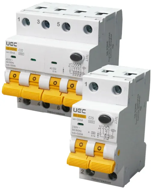 Автоматичні вимикачі UEC | Переваги та особливості