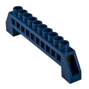 Шина нулевая в пласт.корп. 6х9 мм 10 отв. BC-6A