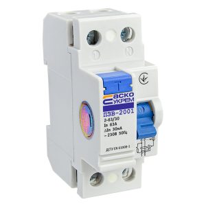 Диф. реле 2-пол. УЗО-2001  63А  30мА