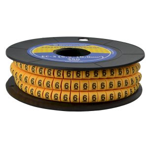 Маркер ЕС-3 5,2 - 10 кв.мм. "6" (250шт)