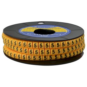 Маркер ЕС-2 3,5 - 8 кв.мм. "5" (500шт)