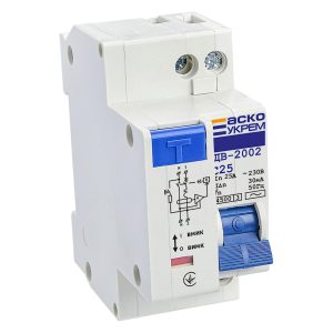 Диф. автомат 2-пол. ДВ-2002 25А 30мА