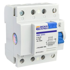 Диф. реле 4-пол. УЗО-2001  25А  30мА