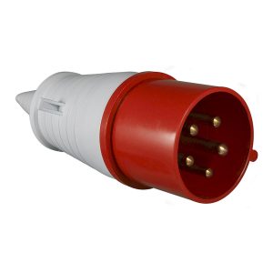 Вилка 025 переносная 3Р+PЕ+N 32А 380В IP44