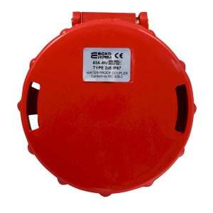 Розетка 235 переносна 3Р+РЕ+N 63А 380В IP54