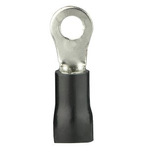 Наконечник кольцевой 2.5-4 мм.кв. изоляция RV 3,5-4,0 черный (100 шт) "АСКО"