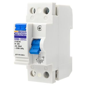 Диф. реле 2-п. ПЗВ-2001  40А  30мА