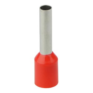 Наконечник гильзовый 1 мм.кв. изол. НТ 1,0-10 красные (100шт) "АСКО"