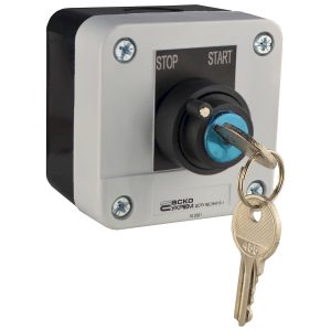 Пост 1-местный "Старт-Стоп+Ключ" XAL-B142Н29