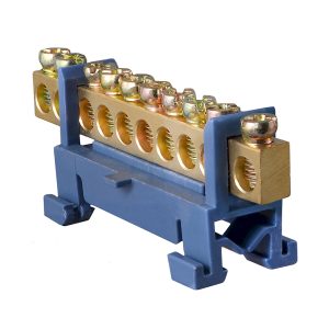 Шина нулевая на Din-рейку BC-510 6х9 10 отв.