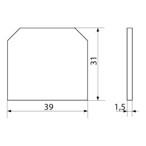 Боковая пластина 2,5мм. (JXB)