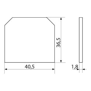 Боковая пластина 10мм. (JXB)
