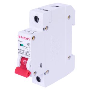 Автоматичний вимикач 1-п  e.mcb.pro  25А C ( 6кА) "Е-НЕКСТ"