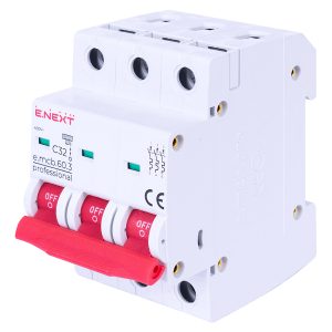 Автоматичний вимикач 3-п  e.mcb.pro  32А C ( 6кА) "Е-НЕКСТ"