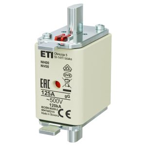 Запобіжник NH-00/gG 125A 500V KOMBI