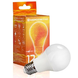 Лампа ЛЕД класична 12W 4200K Е27 А60 220V "Євросвітло"