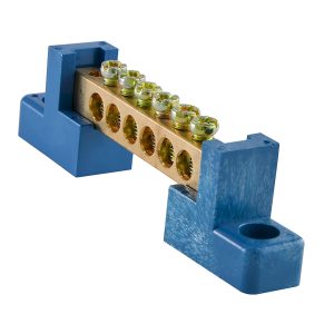 Шина нулевая на пласт.основании ВС-2А 6 отв.