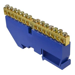 Шина нулевая на Din-рейку BC-4А 6х9 14 отв.