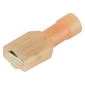 Наконечник-разъем плоский мама 0.5-1.5 мм.кв. изол. FDFNY 1,25-250 (100шт) "АСКО"