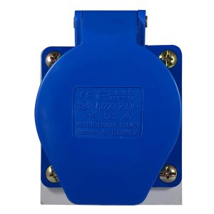 Розетка 123 стаціонарна 2Р+PЕ 32А 220В IP44
