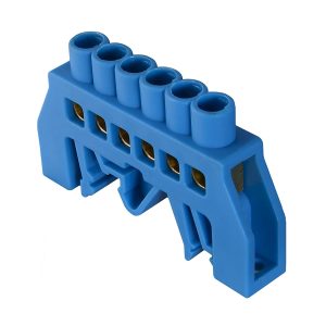 Шина нулевая на пласт.основании ВС-3А 6 отв.