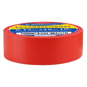 Изолента ПВХ 0,13х19х10м (красная) АСКО