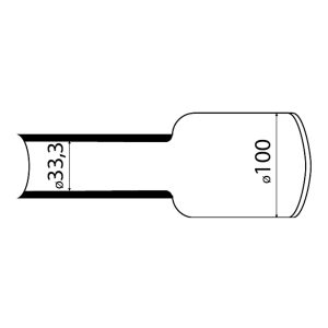Термоусадочная трубка 100.0 с клеевым составом ТСК
