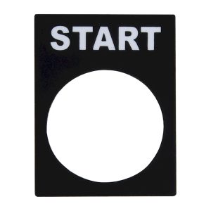 Маркировочная табличка "START" для кнопок XB2