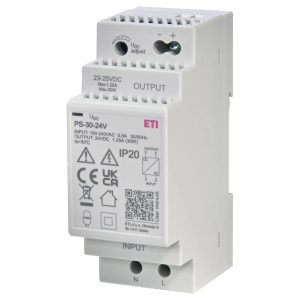 Блок питания PS-30-24 (Вход: 100-250V AC; Выход: 24V DC/30W/1,25A)