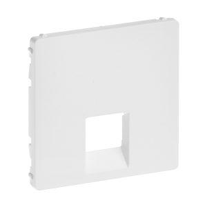 Лицева панель розетки RJ11/RJ45 біла "Valena LIFE"