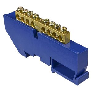 Шина нулевая на Din-рейку BC-4А 6х9  8 отв.