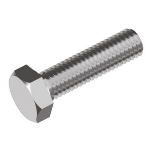 Болт шестигранний М8х25, DIN 933 цб кл.пр.8,8