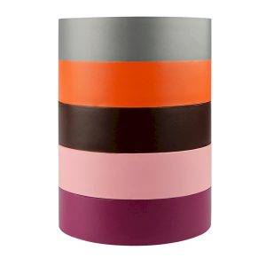 Изолента ПВХ 0,13х19х20м АСКО набор №2 (серая, оранж., кор., розов., фиолет)