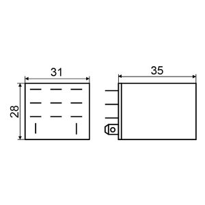 Реле электромагнитное LY3 (AC 24V) P40, 10А "АсКо"
