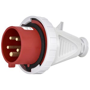 Вилка 025 переносна 3Р+PЕ+N 32А 380В IP67 EVH-3253