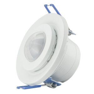 Датчик руху 360°  800W стельовий вбудований (L12м, h2,5м) IP20 ДР-45А білий "АСКО"