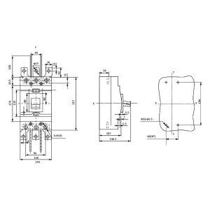 Автоматический силовой выключатель 3-полюсный 630А ВА-2004N/630 "АСКО"