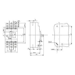 Автомат силовой трехполюсный 800А ВА-2004N/800 "АСКО"